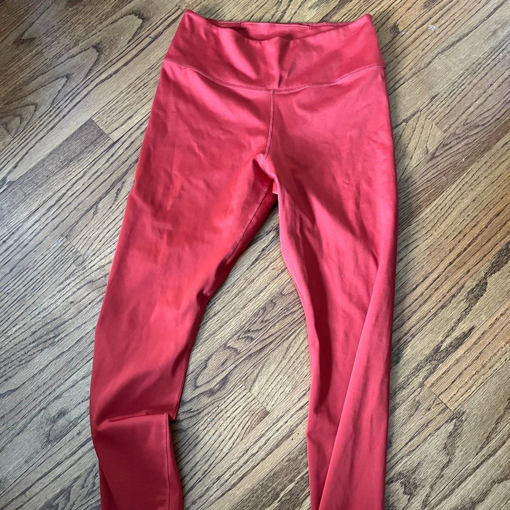 Women's Nike Leggings - Red - Small